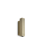 LOOK LED AP2 SQUARE D30 H150 ON-OFF OTTONE 3000K Ideal Lux 370712