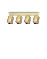 DYNAMITE PL4 LINEAR SQUARE OTTONE Ideal Lux 371375