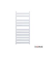 Θερμαινόμενη Πετσετοκρεμάστρα Μπάνιου 120x50cm Mild Steel Thermo Largo White LAR12050-300