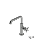 Μπαταρία Νιπτήρα με Βαλβίδα Clic-Clac Εlle Cross La Torre Inox 38020-110