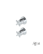 Μίκτης Εντοιχισμού 3 Εξόδων Elle Cross La Torre Chrome 38316-100