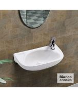 Νιπτήρας Πορσελάνης 41x26 Bianco Ceramica White 39040-300