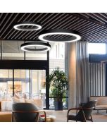 Κρεμαστό Μαύρο Ring D1800 3000K Viokef 3915-0018-3-B-N