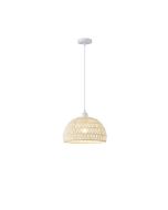 ΦΩΤΙΣΤΙΚΟ ΚΡΕΜΑΣΤΟ ΡΑΤΤΑΝ 1XE27 Max15w 300X1270mm ΛΕΥΚΟ ARTE ILLUMINA VENTO Eurolamp 144-32012