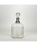 ΚΑΡΑΦΑ ΓΥΑΛΙΝΗ - ΜΕΤΑΛΛΙΚΗ ΑΣΗΜΙ 13.5x8x29cm Eurolamp 752-10518