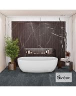 Μπανιέρα Solid Surface Ελεύθερης Τοποθέτησης U2 Freestanding 165x85, Sirene White Matt  U2-301
