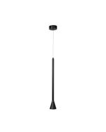 InLight Κρεμαστό φωτιστικό LED 7W 3000K σε μαύρη απόχρωση D:60cm 4051-BL