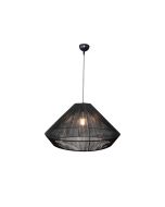 Κρεμαστό φωτιστικό με καπέλο απο ίνα 1xE27 D:60cm 4057-A