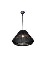 Κρεμαστό φωτιστικό με καπέλο απο ίνα 1xE27 D:45cm 4057-B