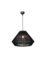 Κρεμαστό φωτιστικό με καπέλο απο ίνα 1xE27 D:45cm 4057-B