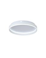 InLight Πλαφονιέρα οροφής LED 65W 3CCT από λευκό μέταλλο και ακρυλικό D:50cm 42032-White