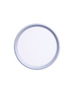 Πλαφονιέρα οροφής LED 32W 3CCT by switch on base σε ασημί απόχρωση D:40x2,5cm 42036-C-Silver