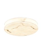 Φωτιστικό οροφής, LED 48W Alabaster &amp; ritine, 5280 lm, 3CCT by switch on base D:60x6cm 42053-B