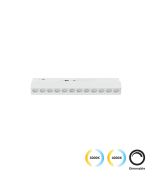 Linear Antiglare Λευκό L:220 2 CCT Magnetic Viokef 4244407-N