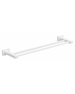 Πετσετοθήκη Διπλή Λευκό Bronze Art Lugano 42X6-AA