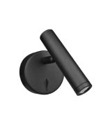 Φωτιστικό Τοίχου LED 3W, 3000K, Μαύρο D:2,5x11,2cm 43078-Black