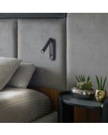 Φωτιστικό Τοίχου Μαύρο Abriel Viokef 4329300