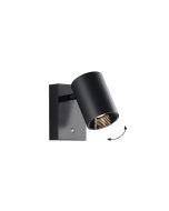 Φωτιστικό Τοίχου Μαύρο Melina Viokef 4335200