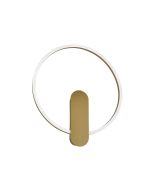 Φωτιστικό Τοίχου Χρυσό Zaklin Viokef 4340501