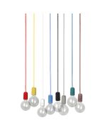 Φωτιστικό Κρεμαστό Ανάρτηση- Ντουί Τσιμέντο Λευκό Inlight 4368   