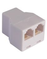 ΑΝΤΑΠΤΟΡΑΣ ΤΗΛΕΦΩΝΟΥ AΠO ΘΗΛΥΚΟ ΣE 2 ΘΗΛΥΚΑ A.T. 6P4C Rj11 Eurolamp 147-10059