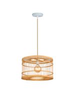 InLight Κρεμαστό φωτιστικό από ρατάν 1XE27 D:40cm 4524