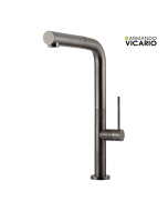 Μπαταρία Νεροχύτη Κουζίνας Tozo Black Brushed  48580-410