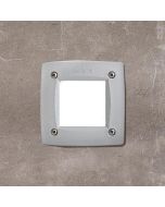 FUMAGALLI LETI 100 SQUARE ΑΠΛΙΚΑ ΤΟΙΧΟΥ ΤΕΤΡΑΓΩΝΗ ΧΩΝΕΥΤΗ 1ΧGX53 LED 3W 3CCT(3000K-4000K-6000K) ΓΚΡΙ ΟΠΑΛ Eurolamp 145-26420