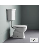 Λεκάνη Υψηλής Πίεσης Πισωστόμια CLASSIC με καζανάκι και κάλυμμα Soft Close MS87C White, GSI White 871100MC-300