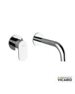 Μπαταρία Νιπτήρα Τοίχου Slim Vicario Chrome 500045-100