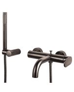 Μπαταρία Λουτρού Slim Vicario Black Brushed 500100-410