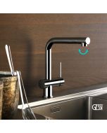 Μπαταρία Νεροχύτη Κουζίνας Oxygene Gessi Chrome 50201-031