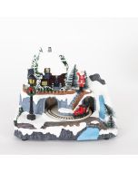 ΣΤΑΘΜΟΣ ΤΡΕΝΟΥ, ΜΟΥΣΙΚΗ ΚΑΙ ΚΙΝΗΣΗ, 20,8Χ13,9Χ16,8cm Eurolamp 600-46359