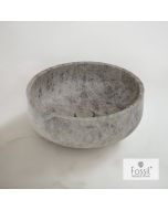 Νιπτήρας Μαρμάρινος Thalo Φ33 h.12.5 Fossil Emperador Pale DR33-524