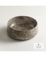 Νιπτήρας Μαρμάρινος Φ42 h.14 Fossil Emperador Pale DR42-524