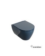 Λεκάνη Κρεμαστή GLAM/50,5 Twist με κάλυμμα Slim Soft Close, Scarabeo Ocean Glossy 520100SC-600G