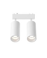 InLight Φωτιστικό LED 2x9W 3CCT για Ultra-Thin μαγνητική ράγα σε λευκή απόχρωση D:16cmX4,4cm T05205-WH