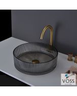 Νιπτήρας Γυάλινος RING-S Φ40 Voss GLass Grey  VL1040-400