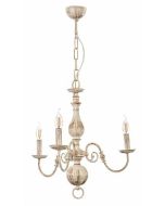 InLight Κρεμαστό φωτιστικό από μέταλλο σε λευκή πατίνα 3XE14 D:60cm 5311-3