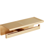 Χαρτοθήκη Διπλή Χρυσό Ματ Bronze Art Genesis 54V1-G1