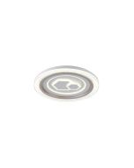 ΠΛΑΦΟΝΙΕΡΑ ΜΕΤΑΛΛΟ-ΠΛΑΣΤΙΚΟ LED 60W 5220Lm 3CCT(3000-4000-6500K) Φ490X50mm ΛΕΥΚΟ ARTE ILLUMINA MOTIVO Eurolamp 144-51035