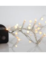 ΣΕΙΡΑ, 100 LED 3mm, 31V ΜΕΤΑΣΧΗΜΑΤΙΣΤΗ, 8 ΠΡΟΓΡΑΜΜΑΤΑ & ΜΝΗΜΗ, ΔΙΑΦΑΝΟ PVC ΚΑΛΩΔΙΟ, ΘΕΡΜΟ ΛΕΥΚΟ LED ΑΝΑ 5cm, ΠΡΟΕΚΤΑΣΗ ΠΑΡΟΧΗΣ 3m, ΙΡ44 Eurolamp 600-11561