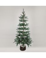 ΔΕΝΤΡΟ ΔΑΝΙΑ, PE KAI PVC, ΜΕ ΞΥΛΙΝΟ ΚΟΡΜΟ ΣΤΗ ΒΑΣΗ, 180cm Eurolamp 600-30642