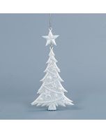 ΔΕΝΤΡΑΚΙ ΑΚΡΥΛΙΚΟ, ΜΕ ΛΕΥΚΟ GLITTER, 8,5x16cm Eurolamp 600-44616