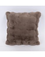 ΜΑΞΙΛΑΡΙ, ΓΚΡΙ ΚΑΦΕ ΓΟΥΝΙΝΟ ΜΕ ΚΥΨΕΛΕΣ, 45x45cm Eurolamp 600-46039