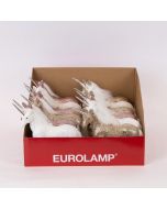 DISPLAY BOX, ΜΟΝΟΚΕΡΟΙ, ΛΕΥΚΟΣ, ΣΑΜΠΑΝΙ, ΡΟΖ, 15cm, 12PCS Eurolamp 600-46418