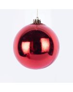 ΜΠΑΛΑ ΠΛΑΣΤΙΚΗ, ΚΟΚΚΙΝΗ, ΓΥΑΛΙΣΤΕΡΗ, ΣΕΤ 2ΤΜΧ, 20cm Eurolamp 600-46438