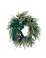 ΣΤΕΦΑΝΙ ΜΕ ΚΥΠΑΡΙΣΣΙ ΒΕΛΟΥΔΙΝΟ ΦΙΟΓΚΟ MIXED 71cm Eurolamp 600-49345