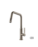 Μπαταρία Νεροχύτη Κουζίνας με Τηλέφωνο Ντους Officine Gessi Inox 60053-149