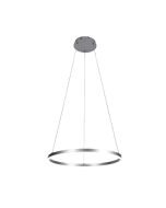 Κρεμαστό φωτιστικό LED 36W 3CCT by switch on base D:80cm 6095-AB-Silver